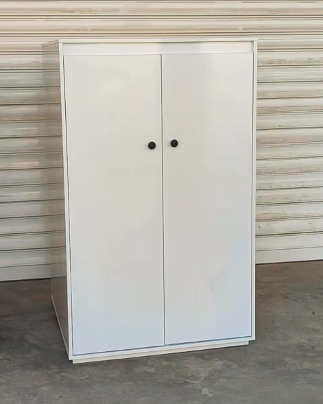 Rotating Wooden Shoe Storage Cabinet