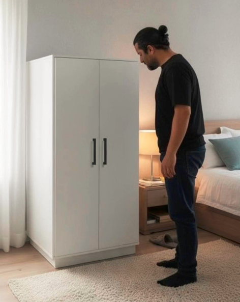 Rotating Wooden Shoe Storage Cabinet